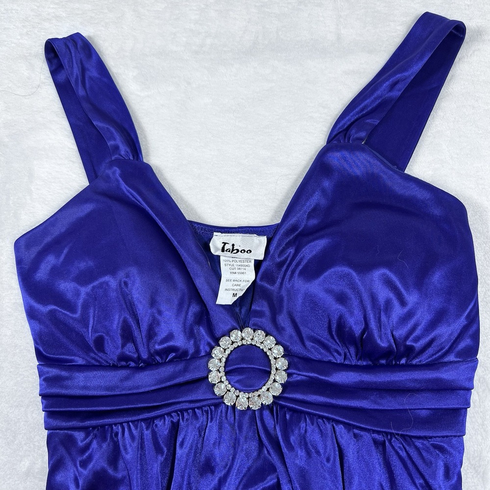 Vintage Y2K Taboo Womens Medium Fairy Goth‎ Dress Purple Sweetheart Prom Event
